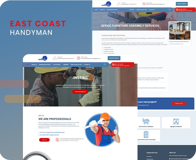 Handyman Website Main Banner