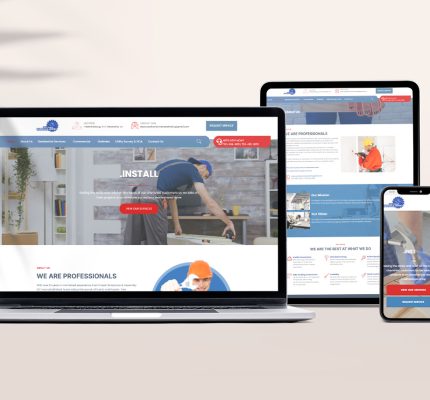 Handyman Website Multiple devices mockup