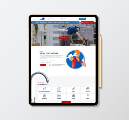 Handyman website Ipad