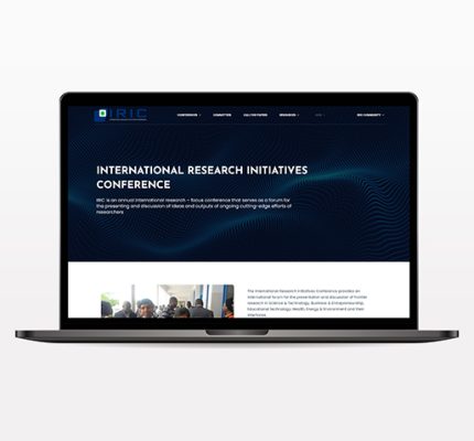 Events/Conference website macbook pro mockup