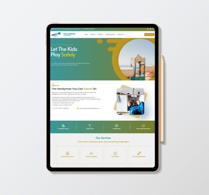 The Leverage Handyworks Tablet mockup